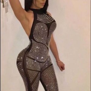 Rhinestone jumpsuit